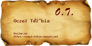 Oczel Tóbia névjegykártya